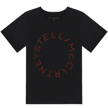 Boys Black Logo T-Shirt