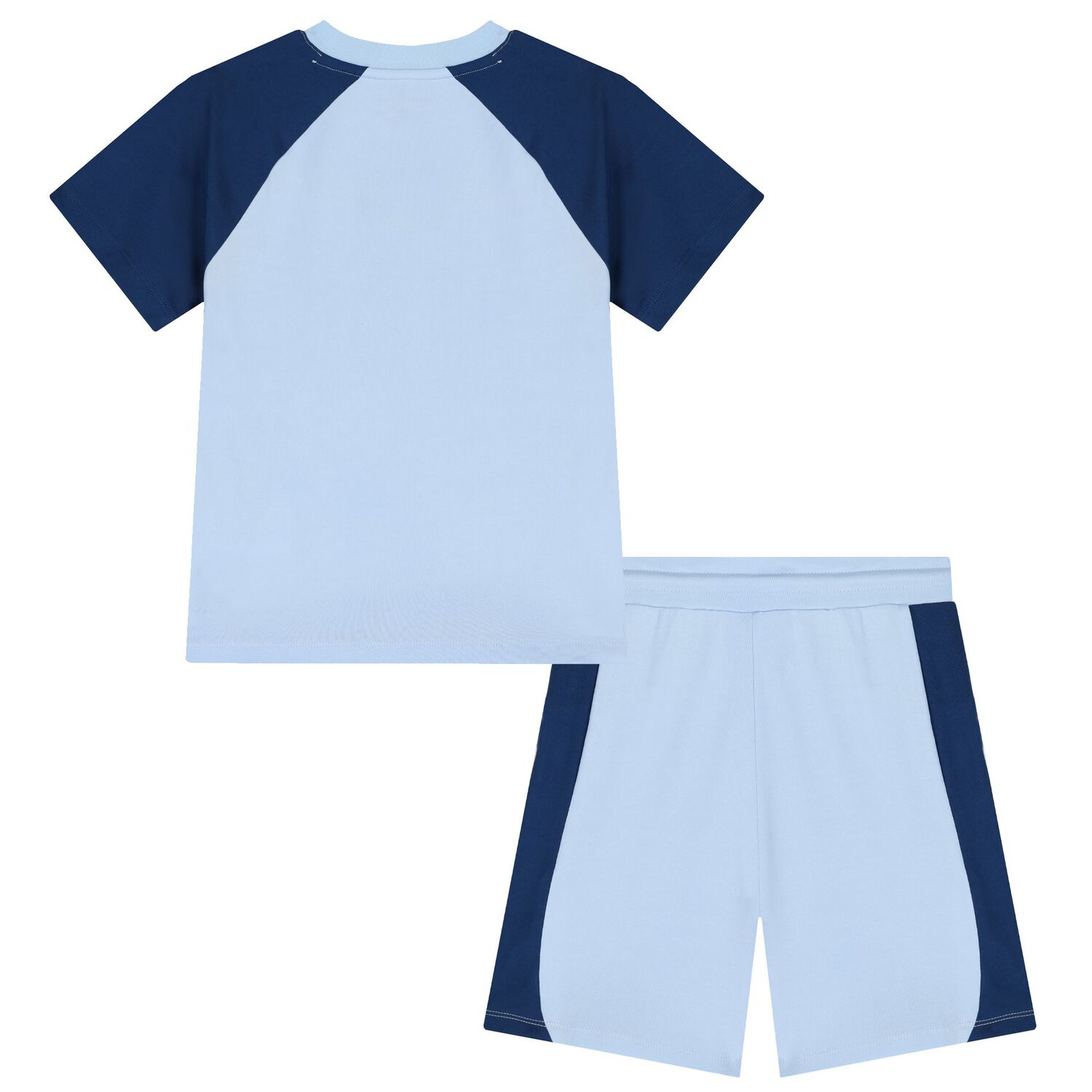 Boys Blue Logo Shorts Set, 1, hi-res image number null
