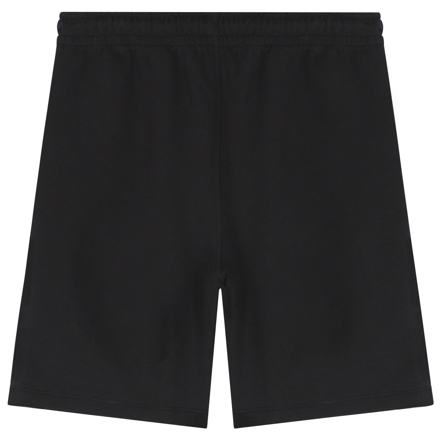 Boys Black Logo Shorts, 1, hi-res