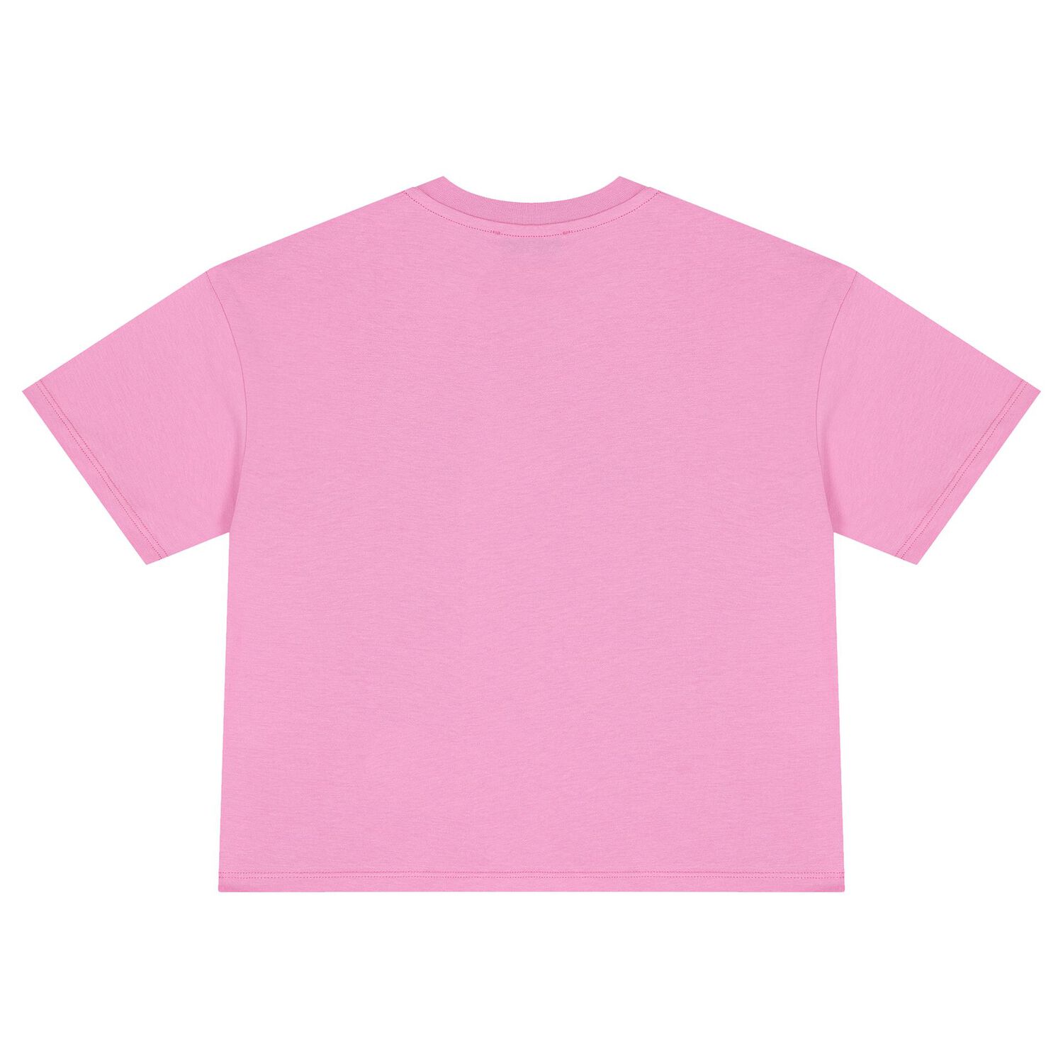 Girls Pink Logo Sequin Flower T-Shirt, 2, hi-res