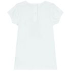 تيشيرت بنات بطبعة تيدى باللون الأبيض, 1, hi-res