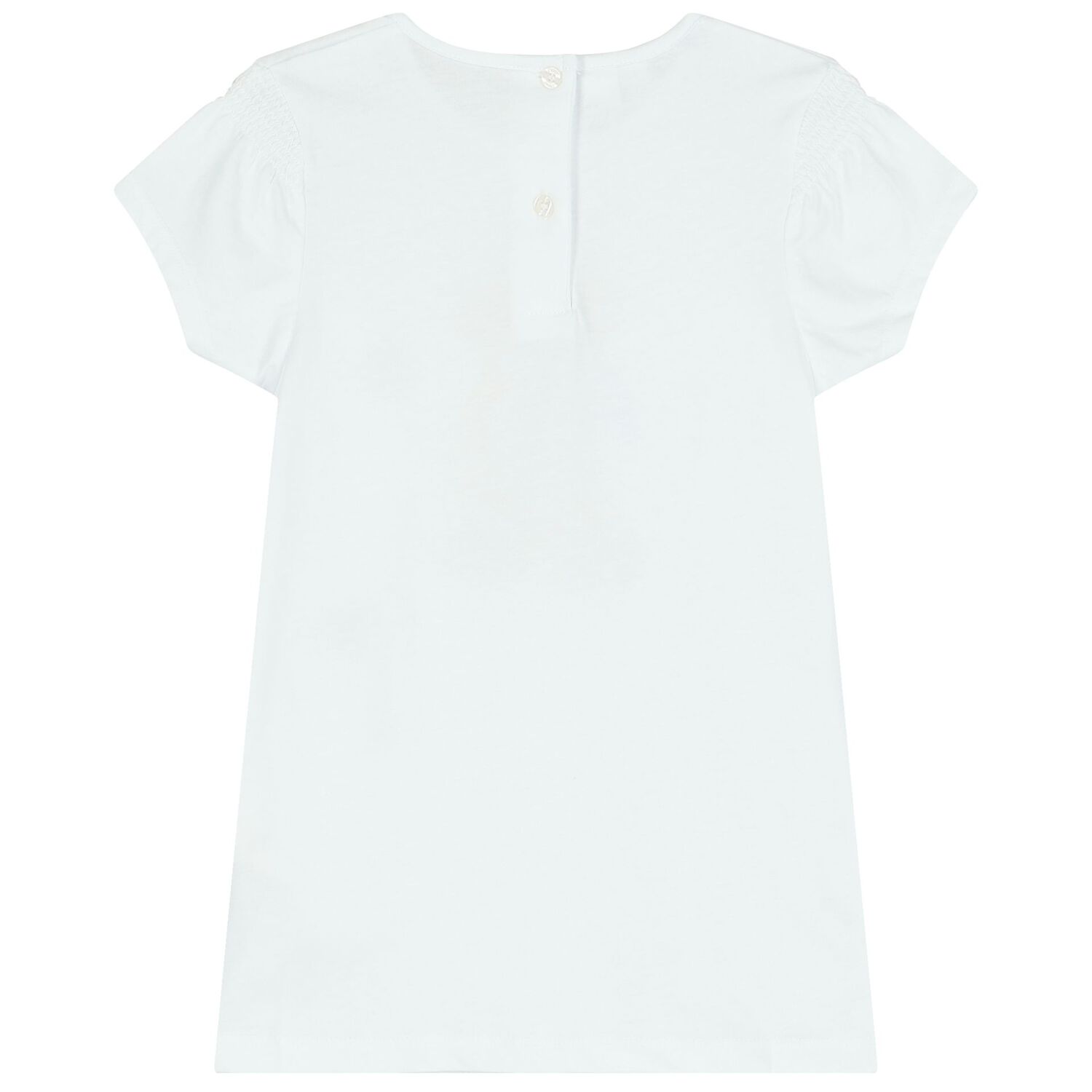 تيشيرت بنات بطبعة تيدى باللون الأبيض, 1, hi-res