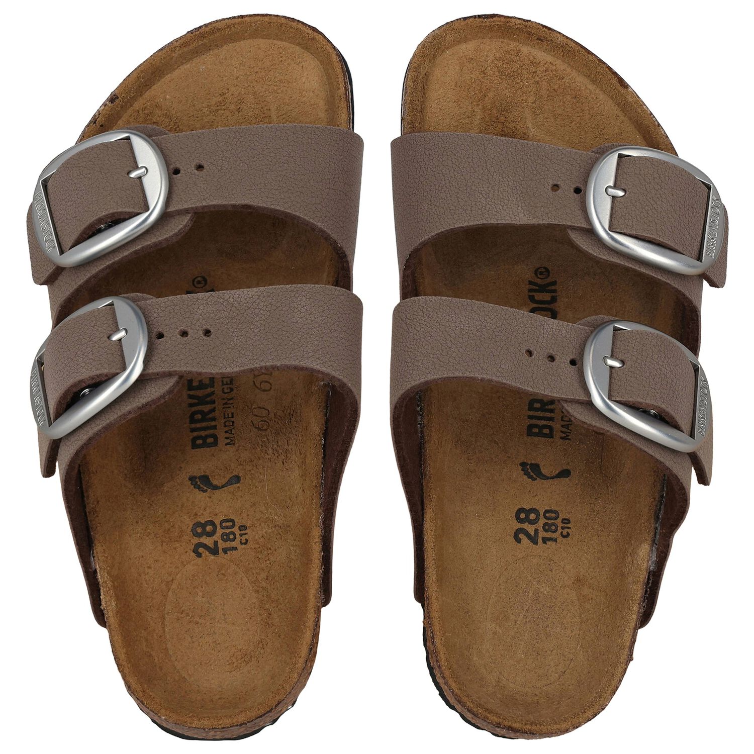 Brown Arizona Big Buckle Sandals, 1, hi-res