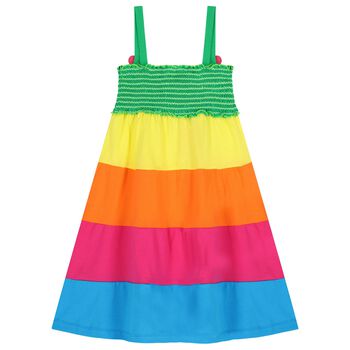 Girls Multi-Coloured Flower Dress