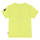 تيشيرت أولاد بالشعار باللون الأخضر, 2, hi-res