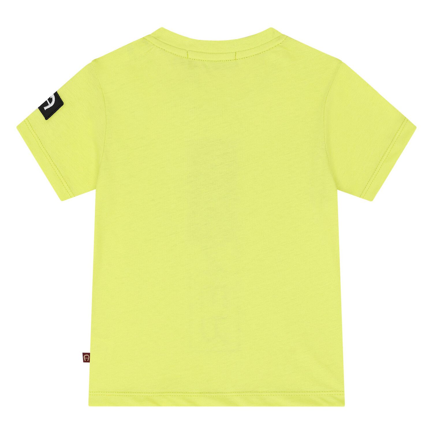 تيشيرت أولاد بالشعار باللون الأخضر, 2, hi-res