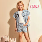 Girls Ivory Logo T-Shirt, 1, hi-res