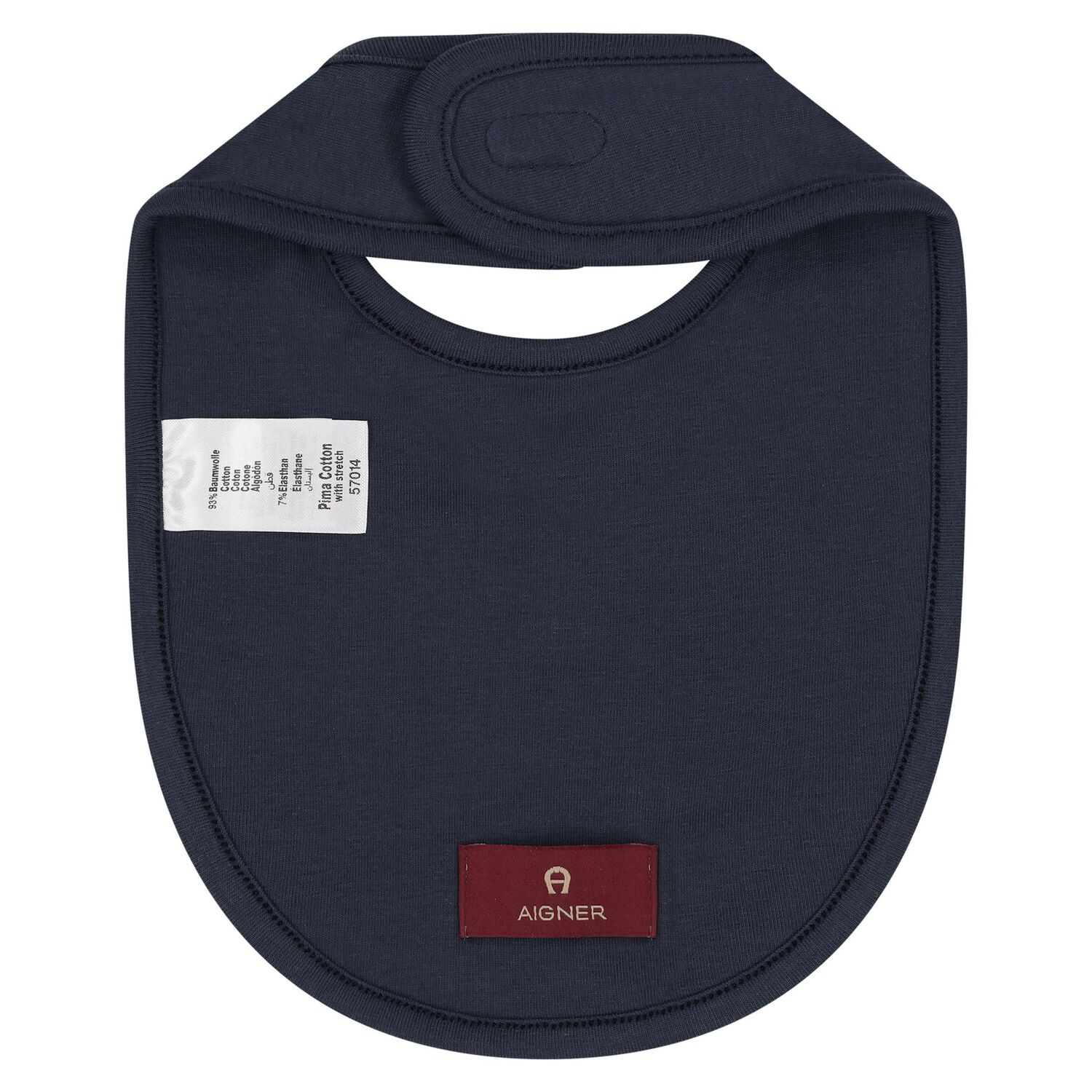 طقم هدايا ملابس أطفال وقبعة ومريلة باللون الكحلي والذهبي للأولاد, 1, hi-res