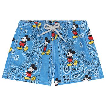 Boys Blue Mickey Mouse Swim Shorts
