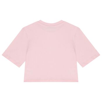 Girls Pink Logo T-Shirt