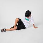 Boys Black Shorts, 1, hi-res