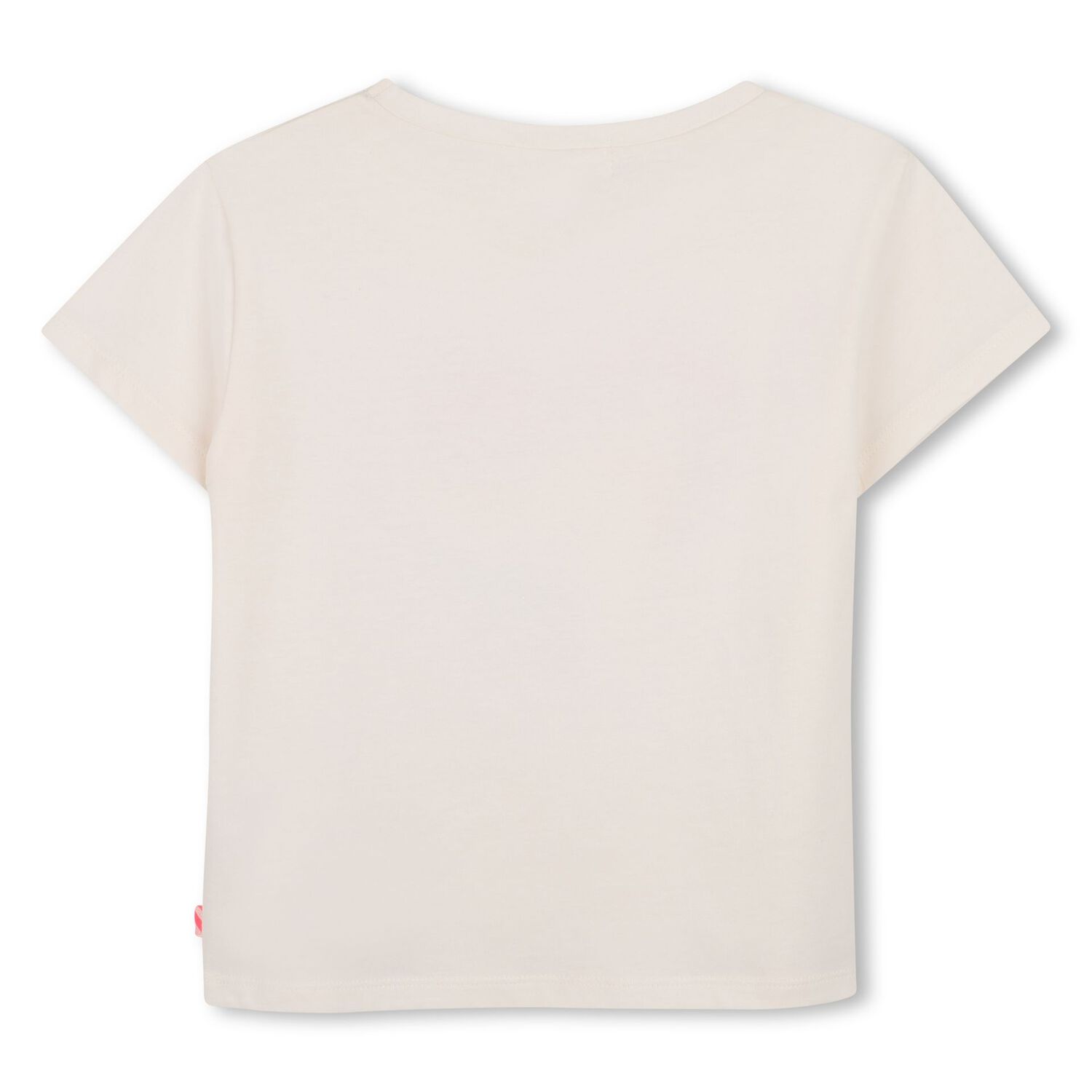 Girls Ivory Embellished Heart T-Shirt, 2, hi-res