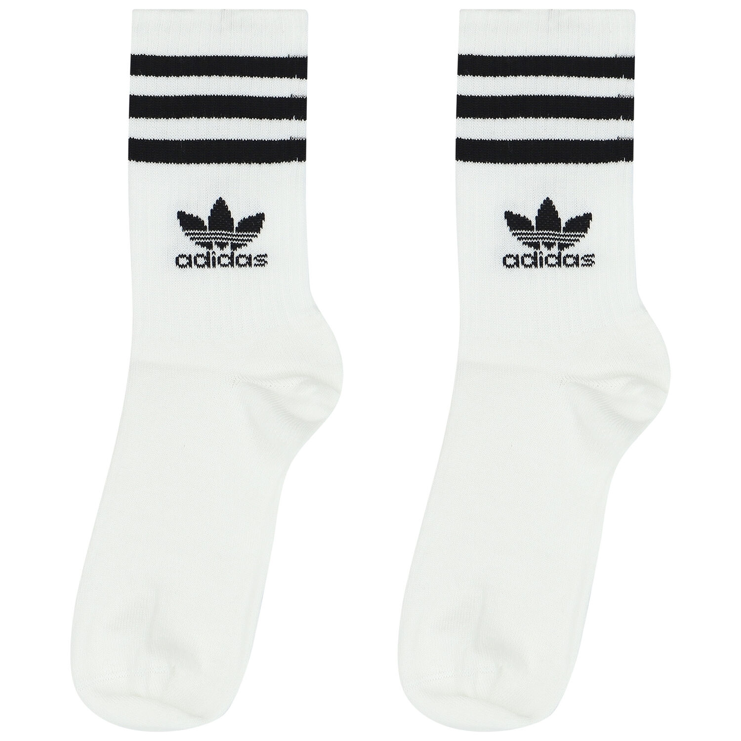 White Logo Crew Socks ( 3-Pack ), 1, hi-res