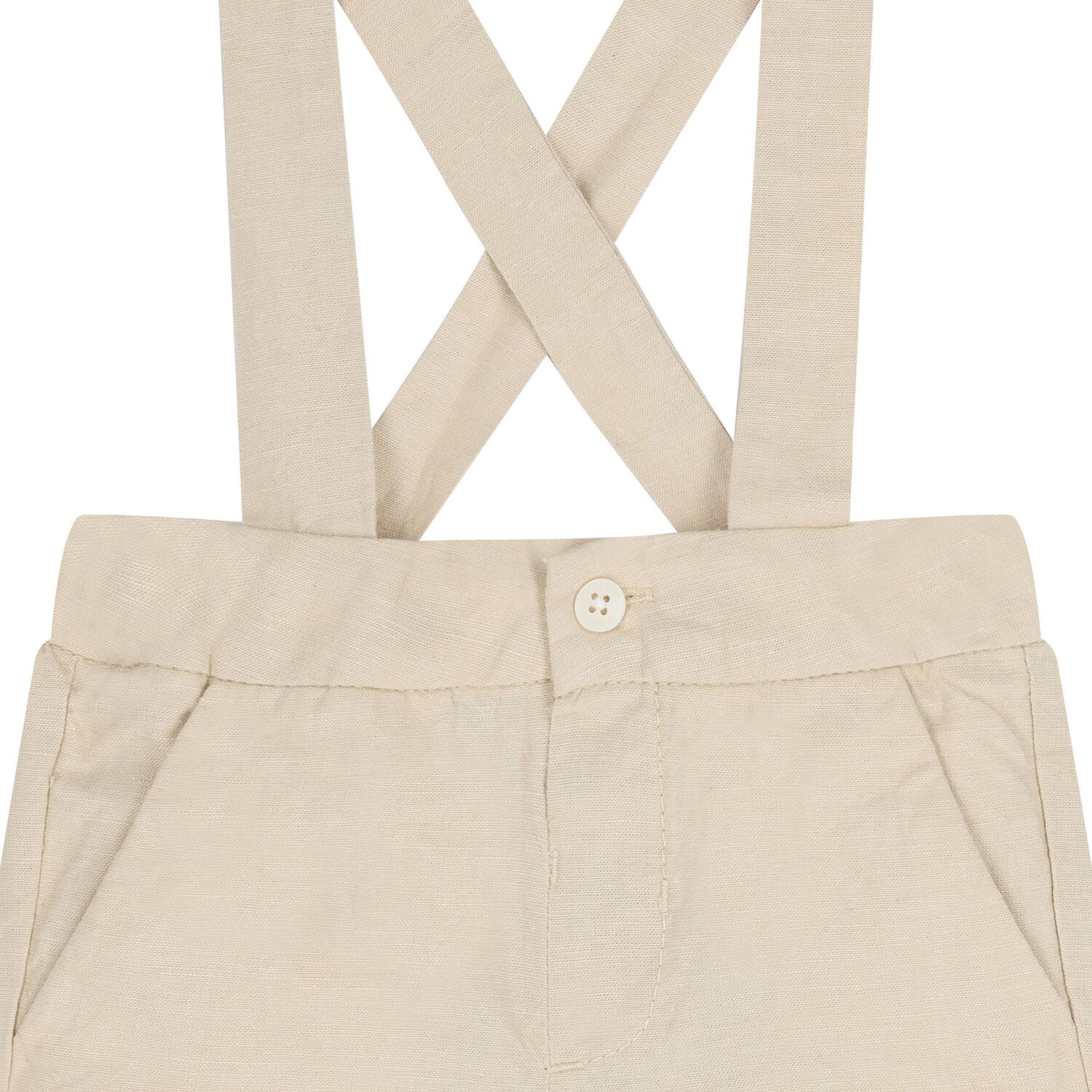 Baby Boys Beige Shorts, 1, hi-res