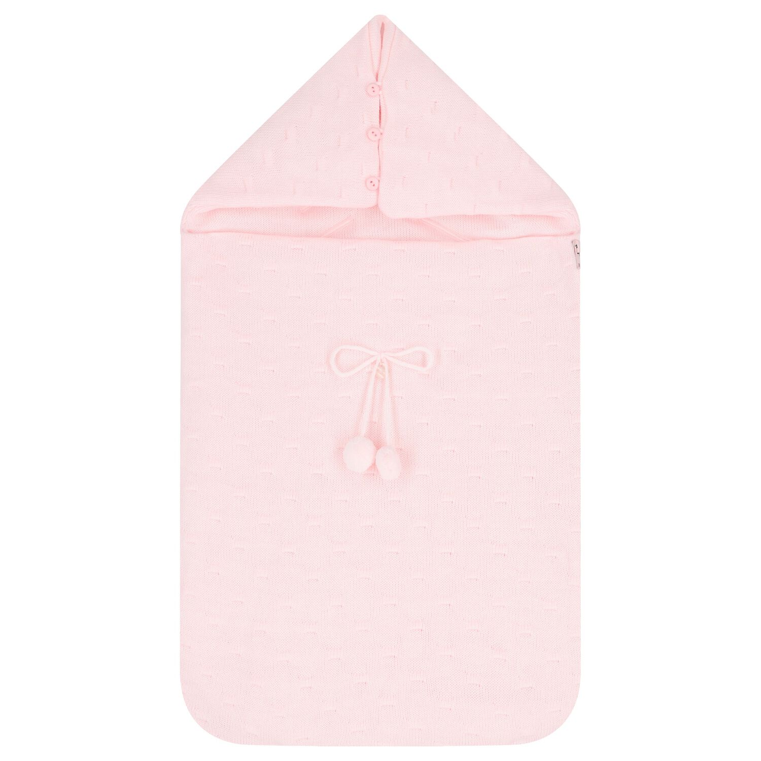 Baby Girls Pink Knit Nest, 3, hi-res