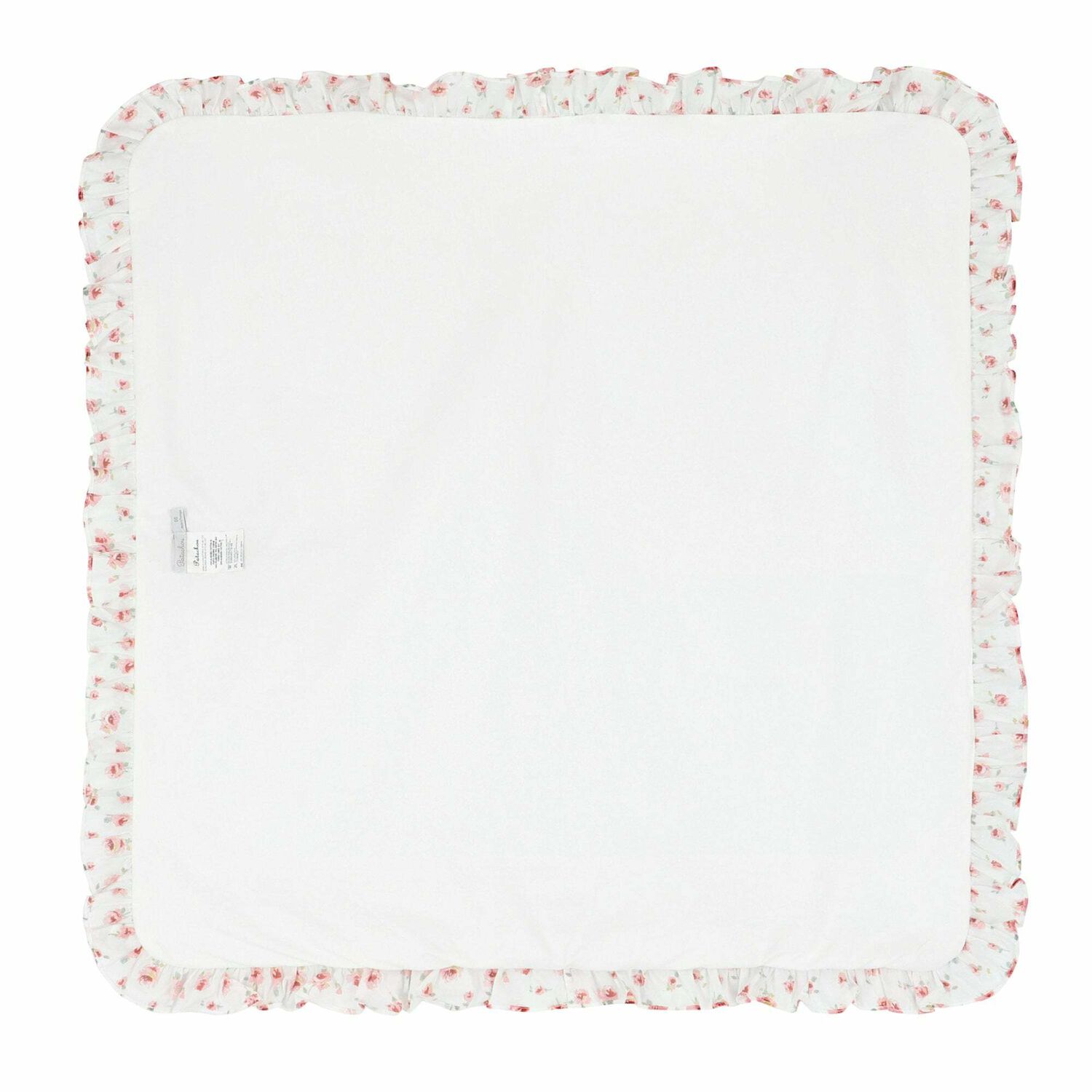 Baby Girls White Floral Blanket, 1, hi-res image number null