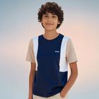 Boys Navy Blue Logo T-Shirt, 2, hi-res
