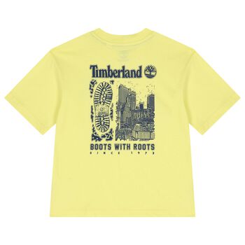 Boys Yellow Logo T-Shirt