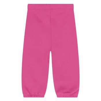 Younger Girls Pink Jelly Joggers