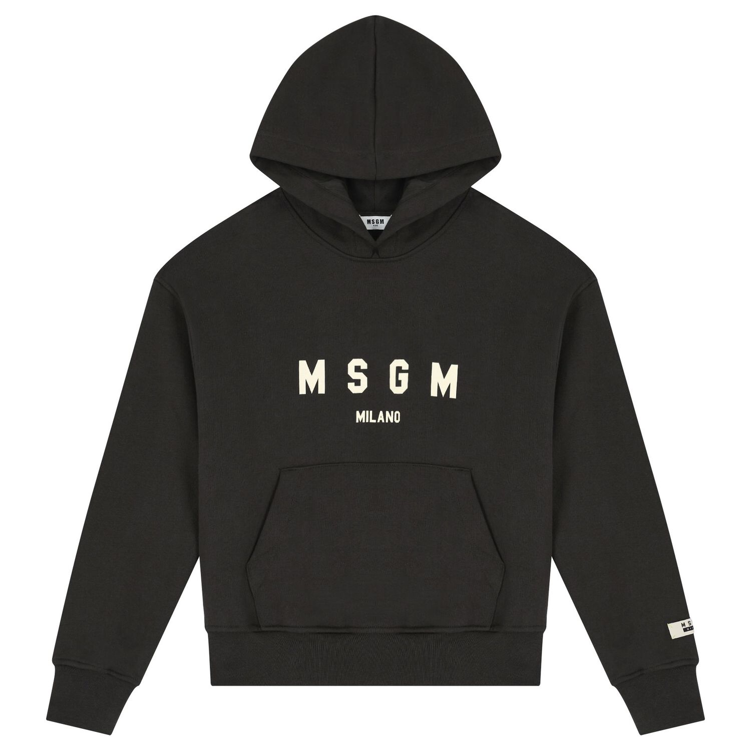 Boys Grey Logo Hooded Top, 1, hi-res image number null