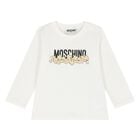 Younger White Logo & Popcorn Long Sleeve Top, 1, hi-res
