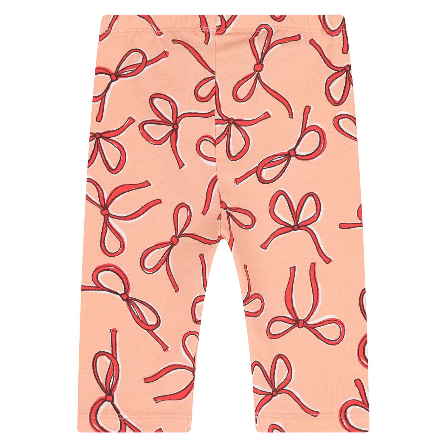 طقم ليجنز للبنات باللون الابيض والوردي, 2, hi-res