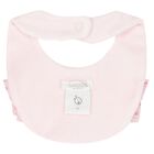 Baby Girls Pink Tulle Bib, 1, hi-res
