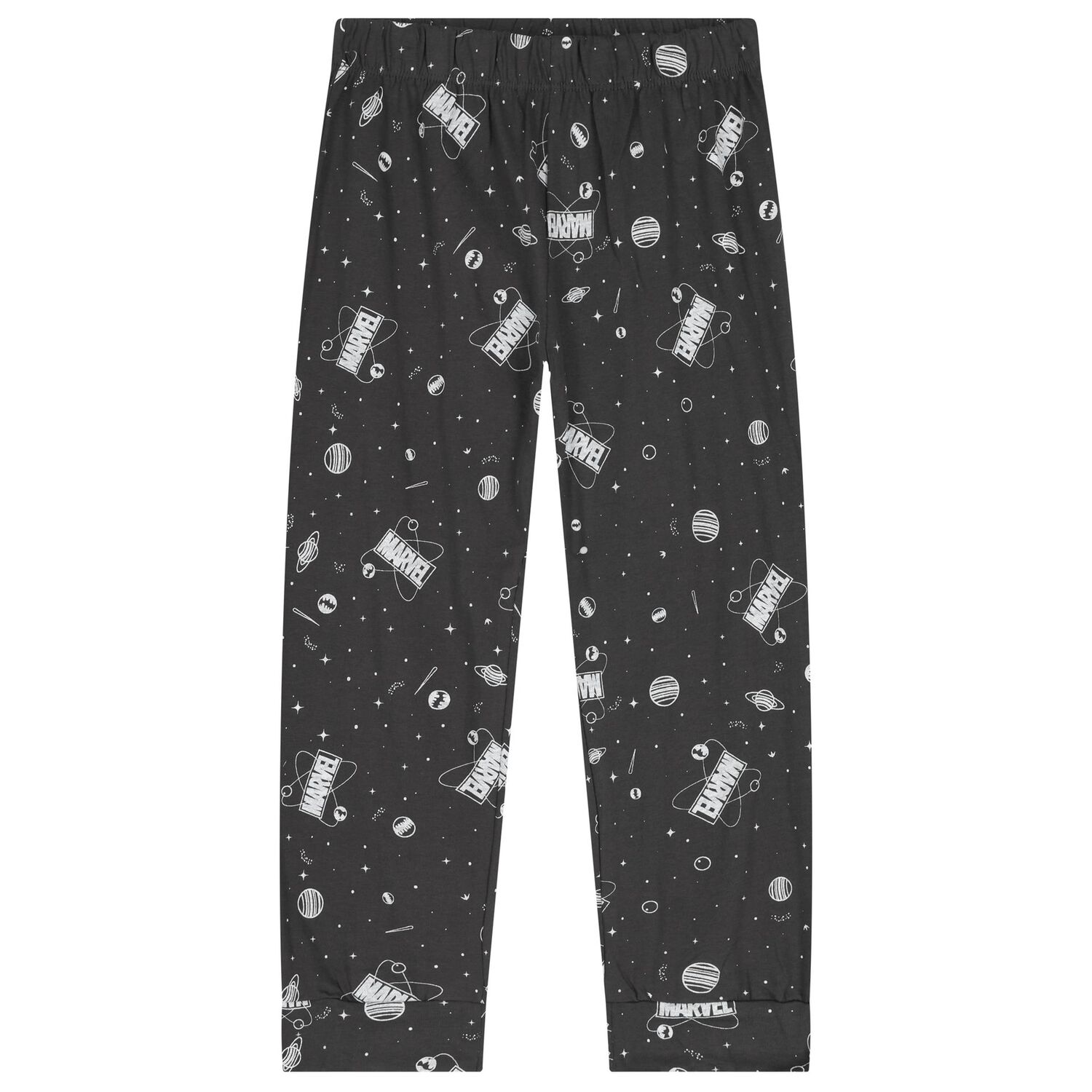 Boys Green & Grey Marvel Pyjamas, 2, hi-res