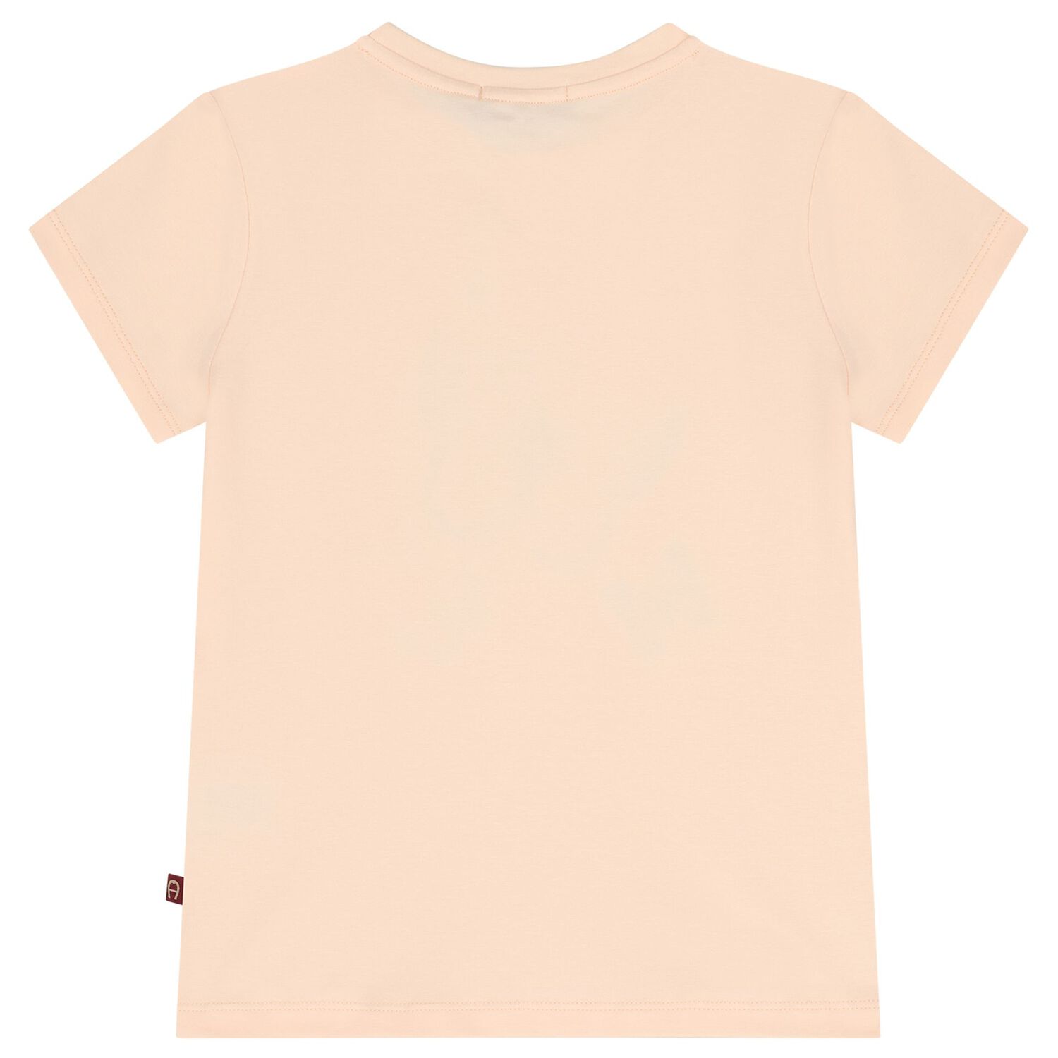 Girls Pink Butterflies Logo T-Shirt, 2, hi-res