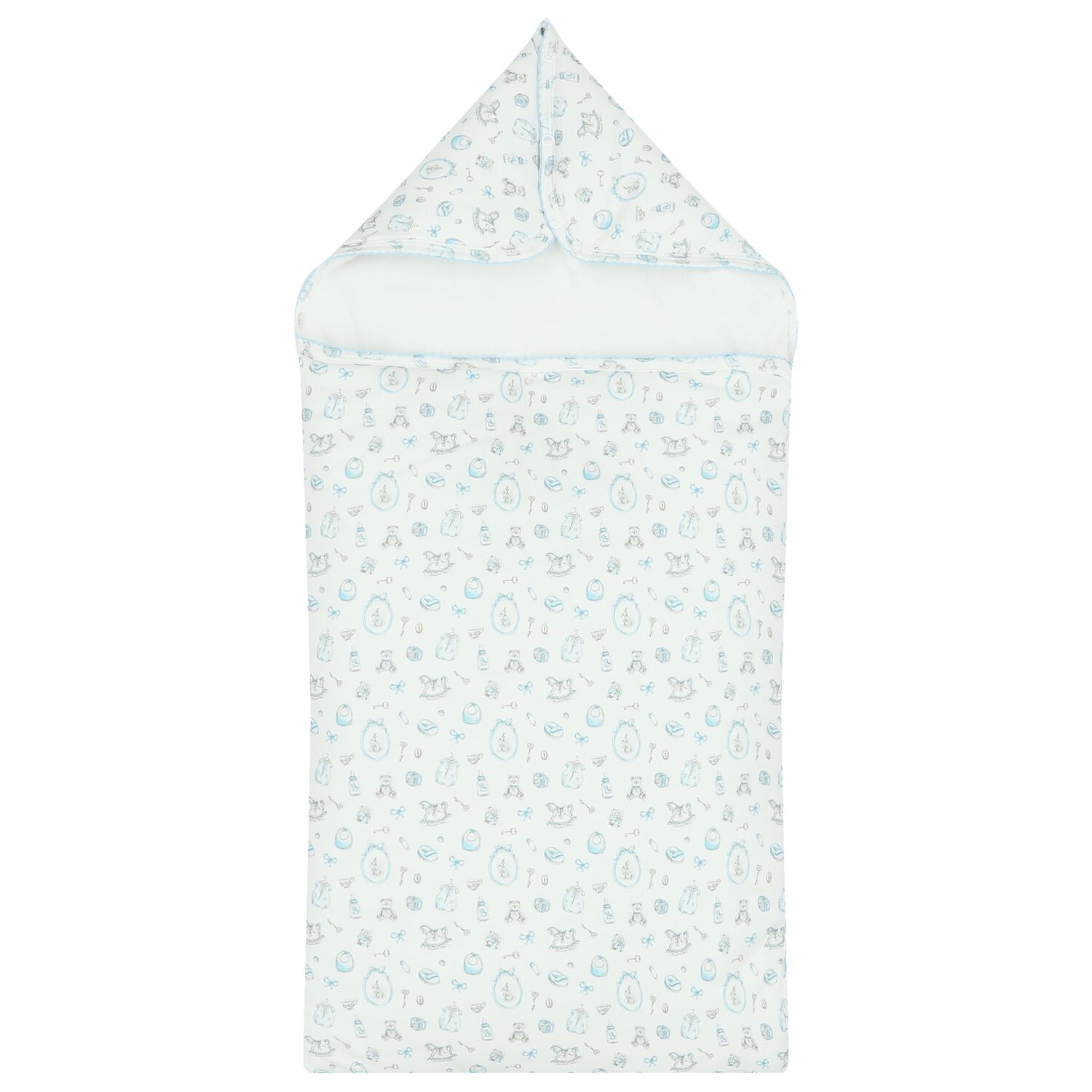 Baby Boys White & Blue Nest, 1, hi-res image number null