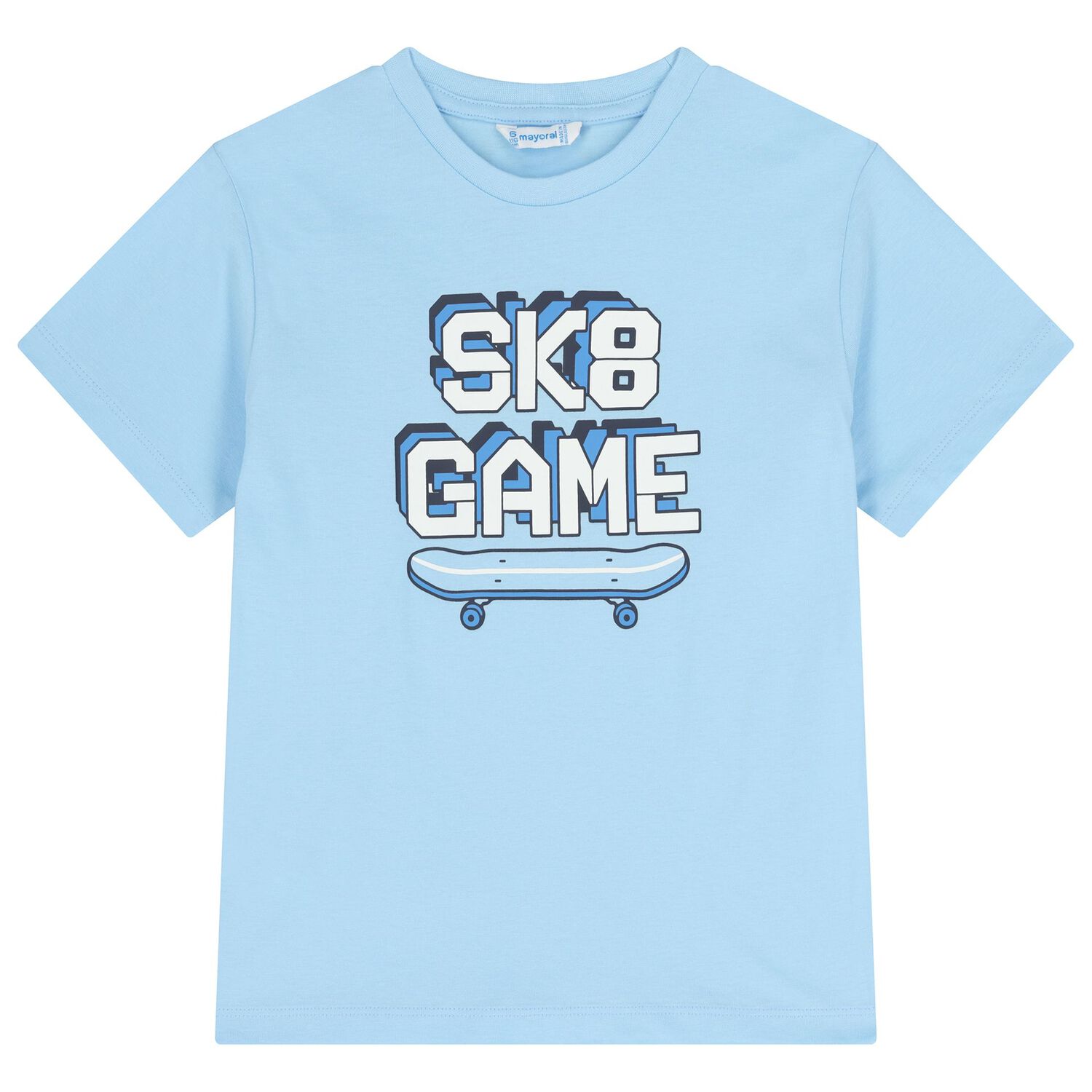 طقم شورت أبيض وأزرق للأولاد, 3, hi-res