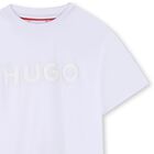 Boys Mini Me White Logo T-Shirt, 2, hi-res