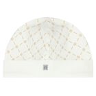 قبعة بالشعار باللون العاجى, 1, hi-res