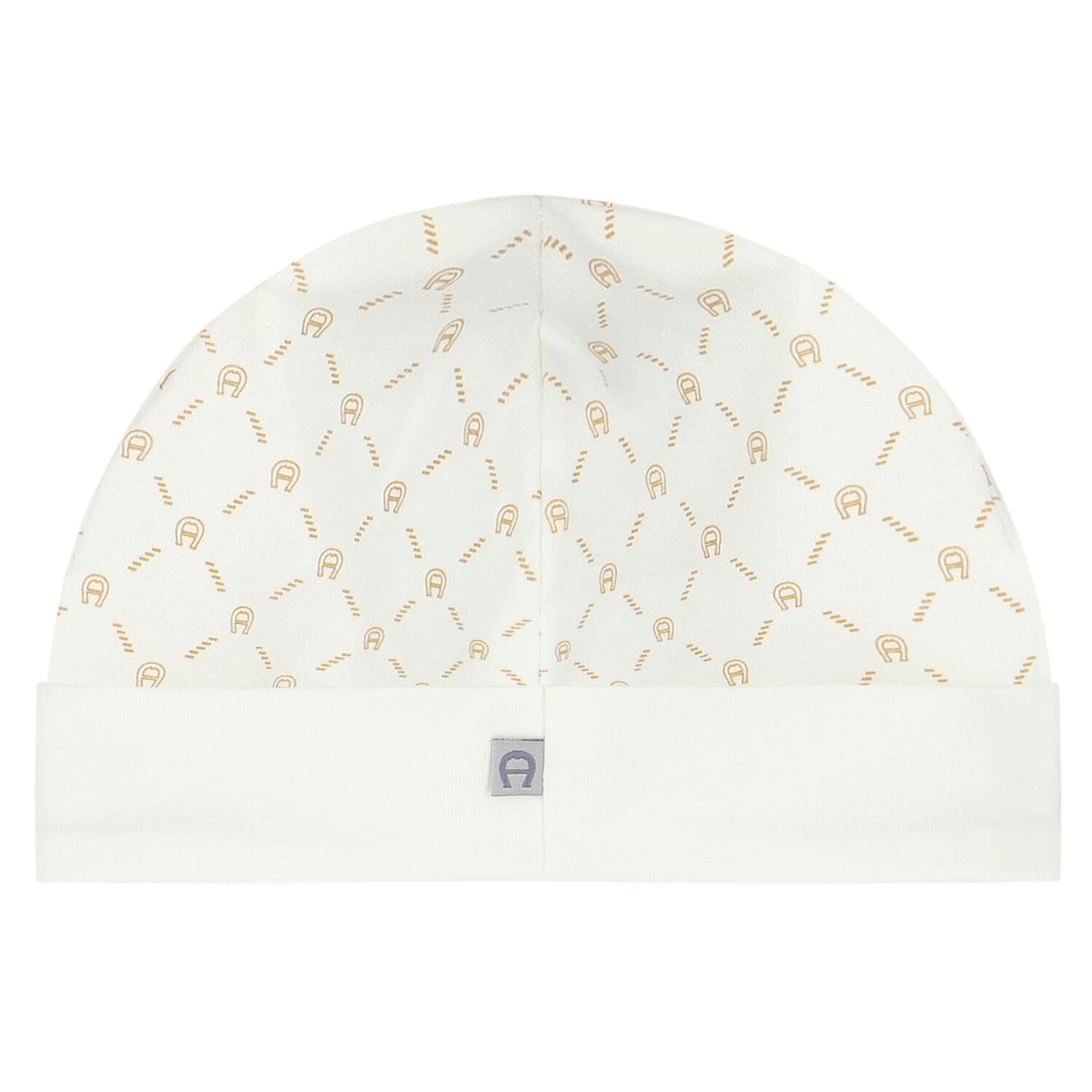 قبعة بالشعار باللون العاجى, 1, hi-res