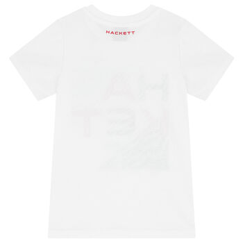 Boys White Logo T-Shirt