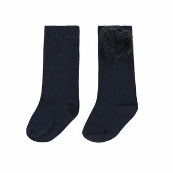 Baby Girls Navy Socks