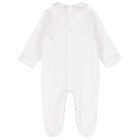 Baby Girls Pink Bunny Babygrow, 2, hi-res