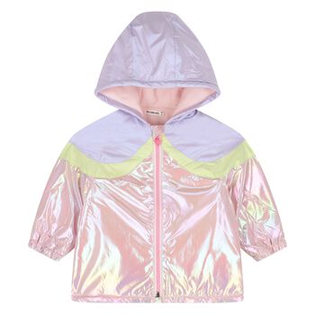 Younger Girls Lilac & Iridescent Pink Jacket