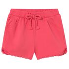 Younger Girls Pink Shorts, 2, hi-res