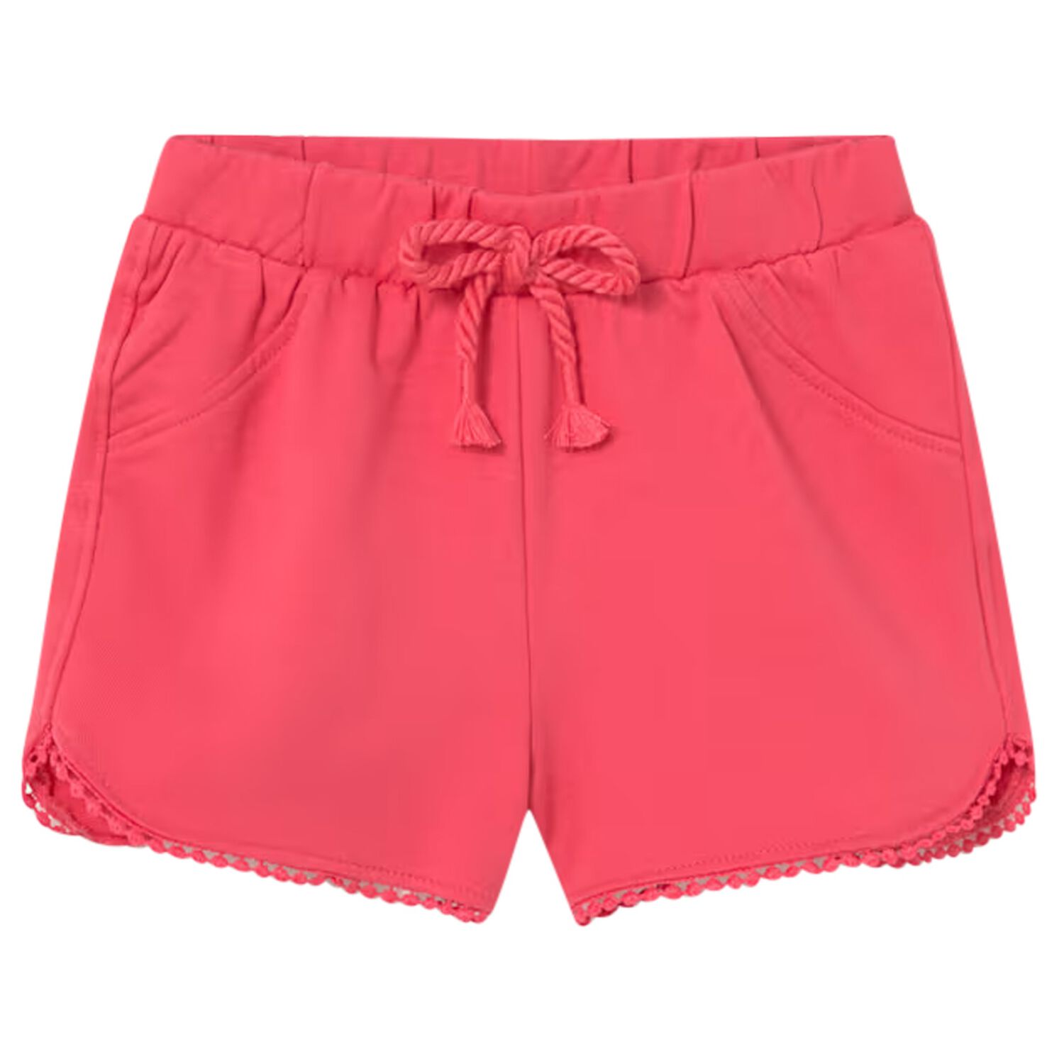 Younger Girls Pink Shorts, 2, hi-res