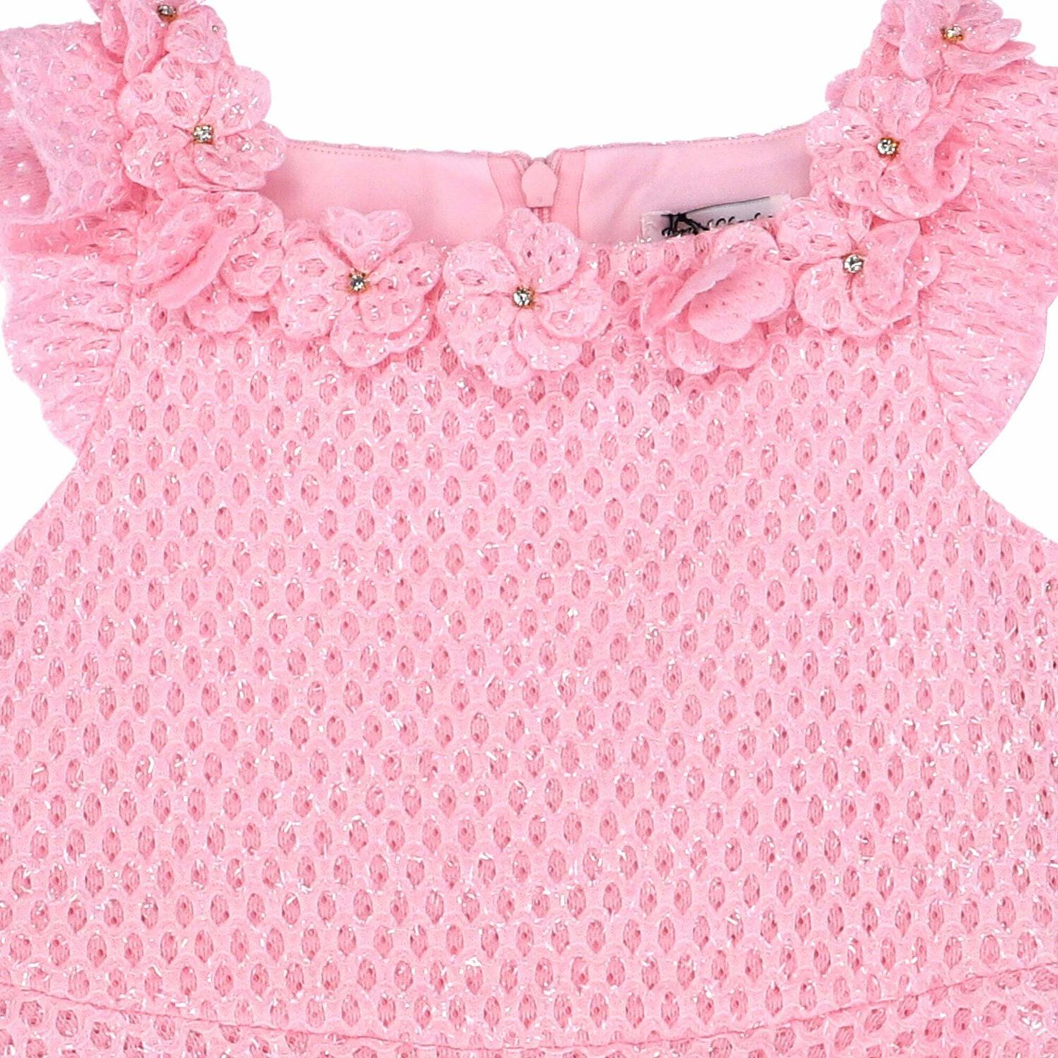 Girls Pink Embellished Dress, 1, hi-res image number null