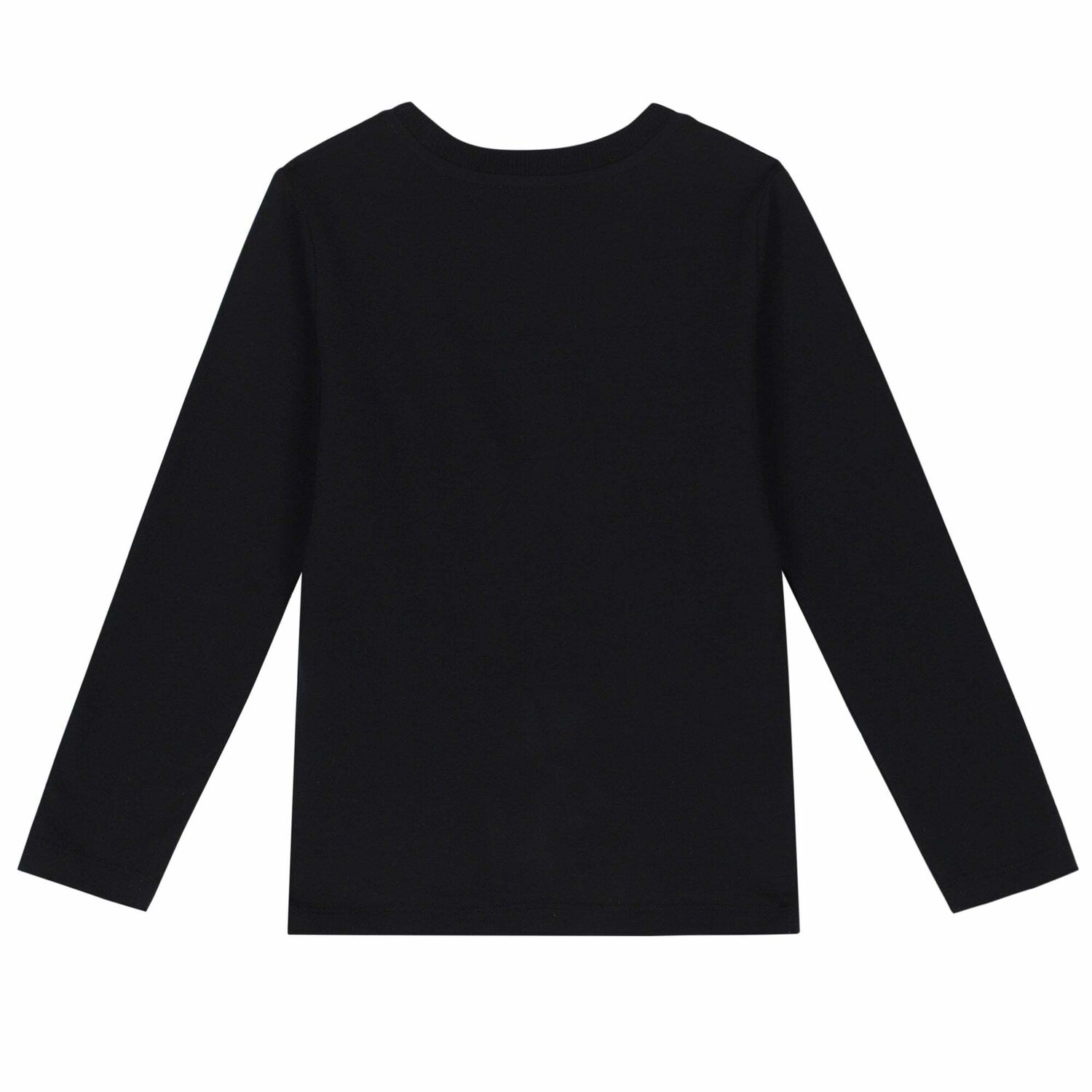 Black Teddy Logo Long Sleeve Top, 2, hi-res image number null