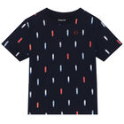 طقم شورت باللون الأزرق والأبيض للأولاد, 3, hi-res