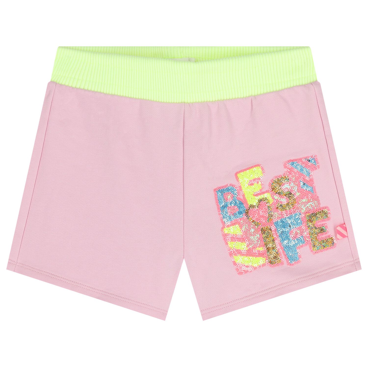 Girls Pink Embellished Shorts, 1, hi-res