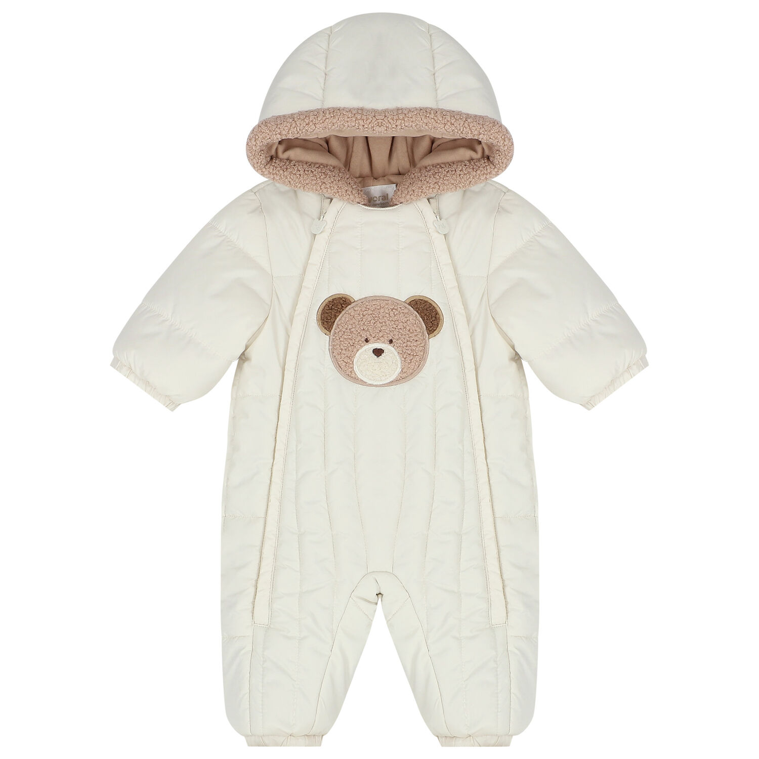 Ivory Baby Snowsuit, 2, hi-res image number null