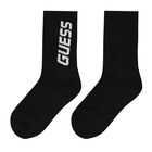 Boys Black Logo Socks, 3, hi-res