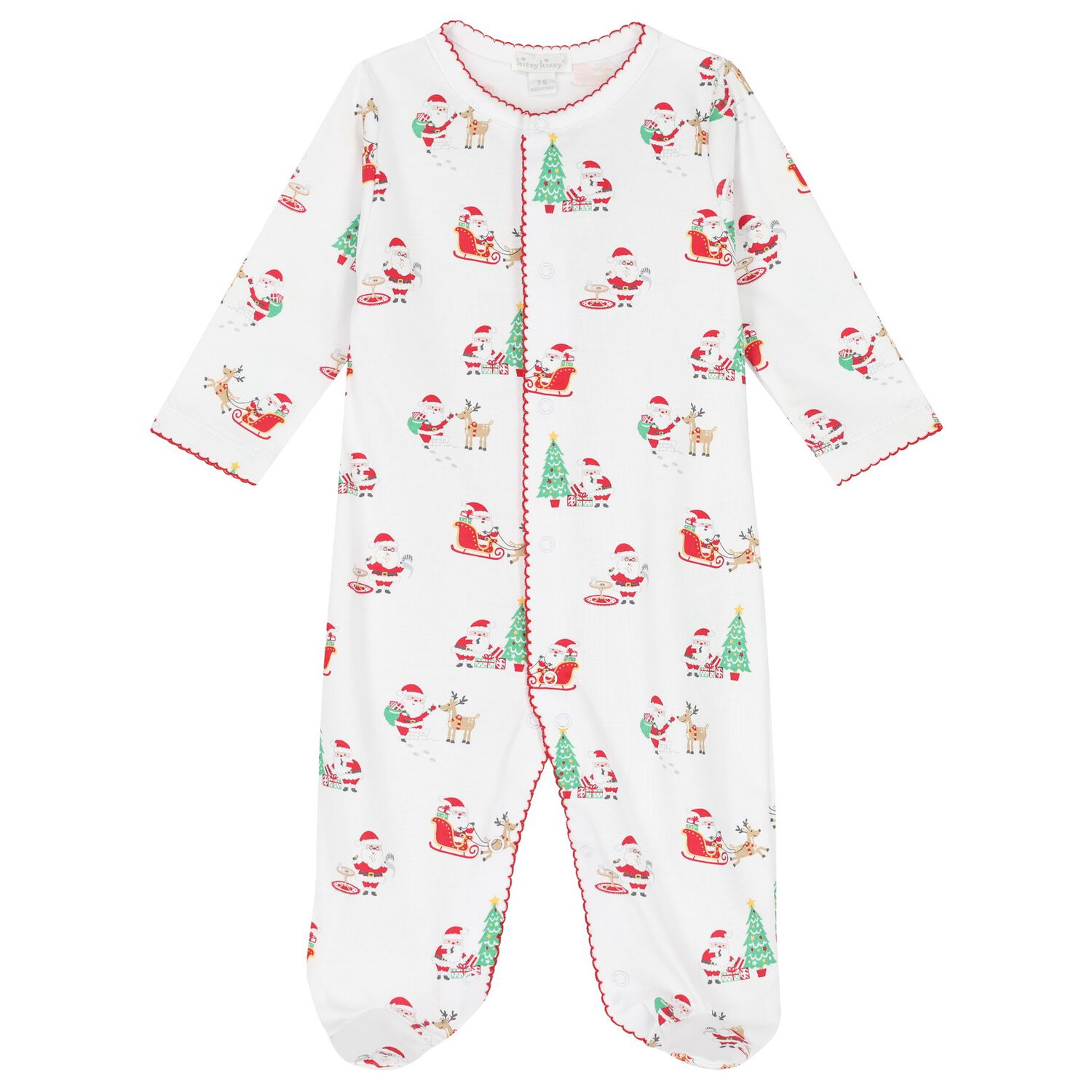 White Christmas Magic Babygrow, 1, hi-res