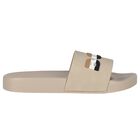 Boys Beige Logo Sliders, 2, hi-res