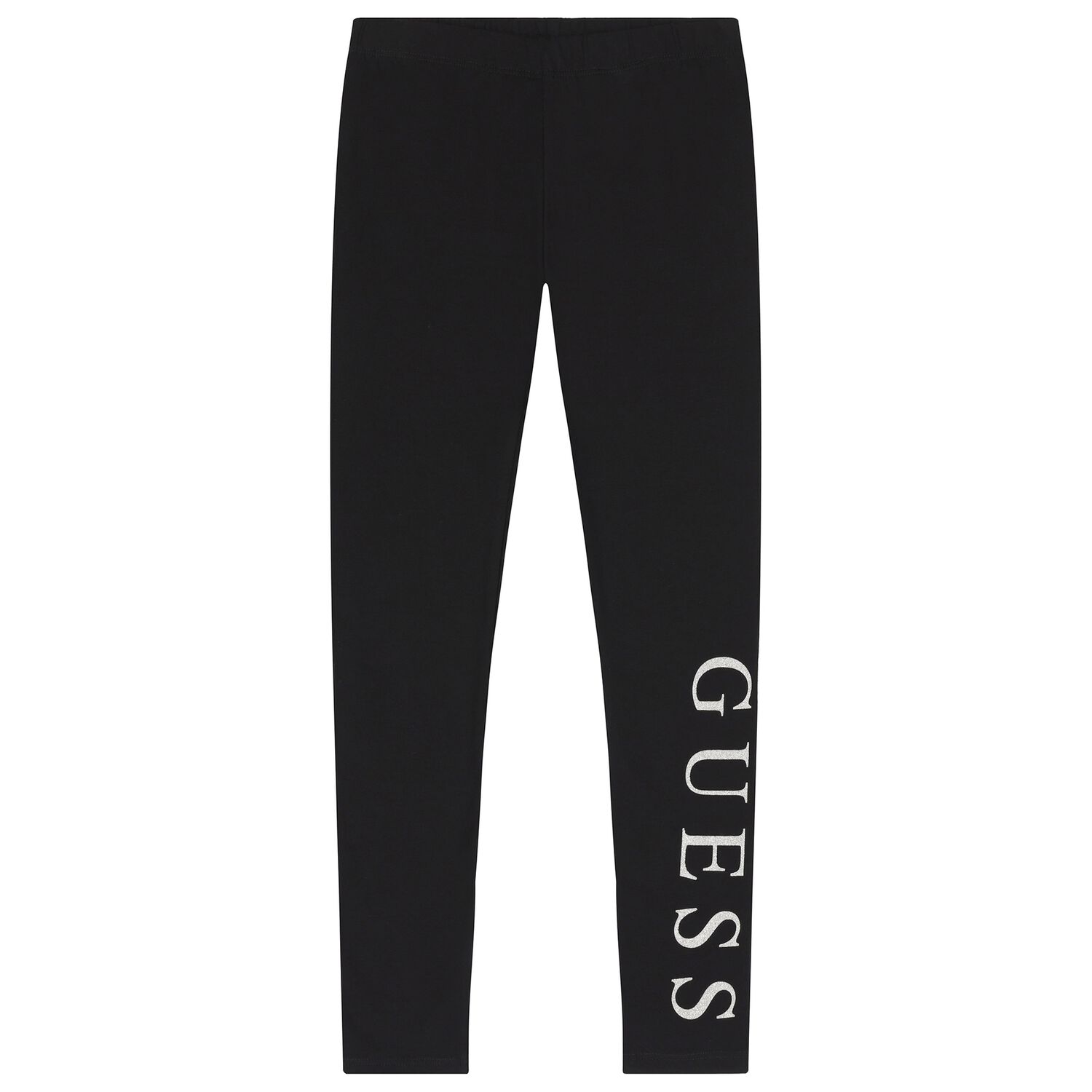 ليجينز بنات بالشعار باللون الاسود , 1, hi-res
