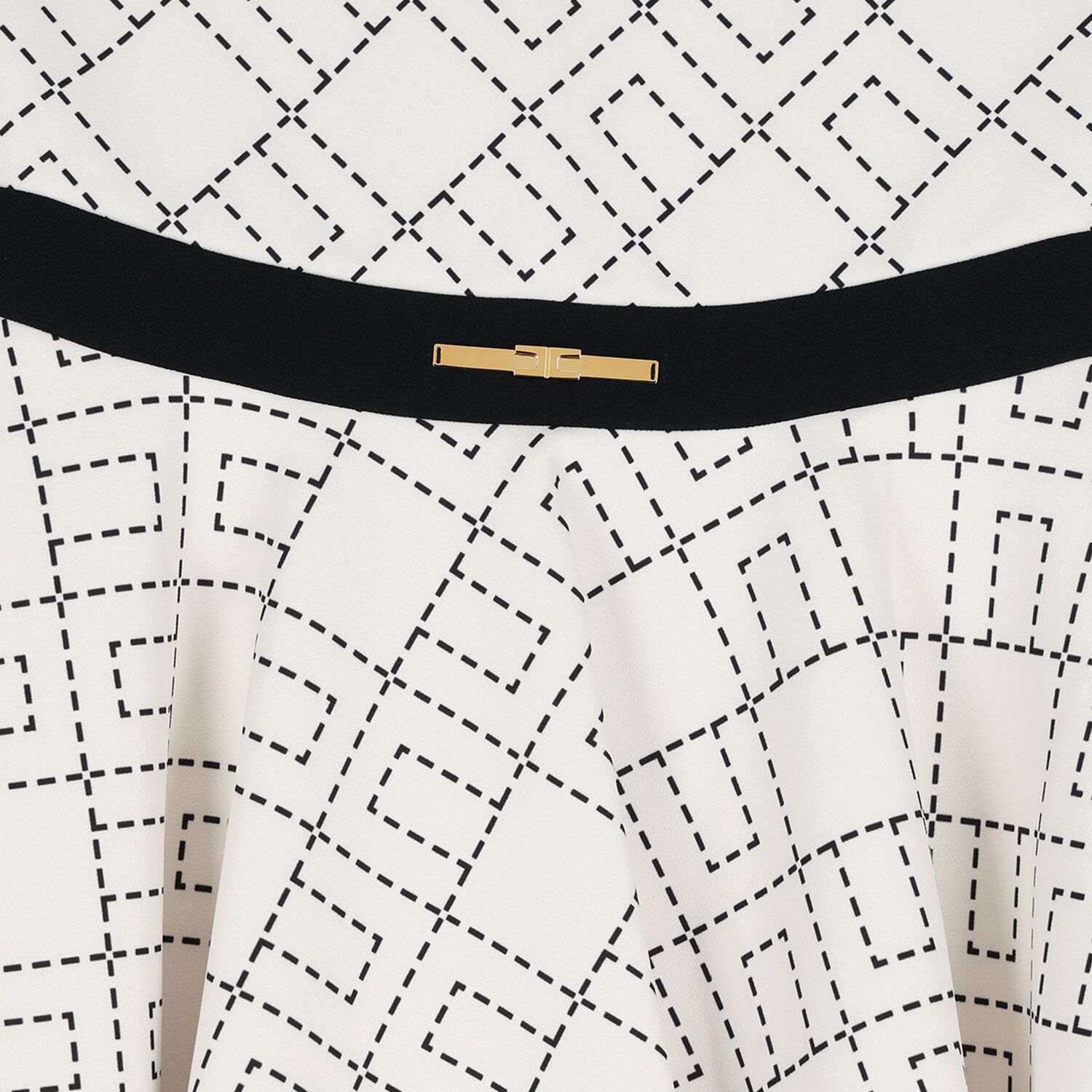 Girls Ivory Logo Dress, 1, hi-res